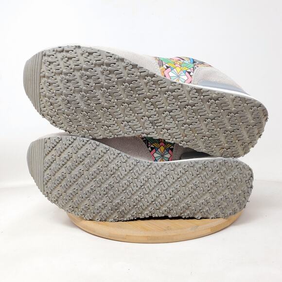 Inkkas Jogger Shoes Womens 8 Brazil Colorful Suede Desert Low Top Retro Sneaker - Picture 12 of 14